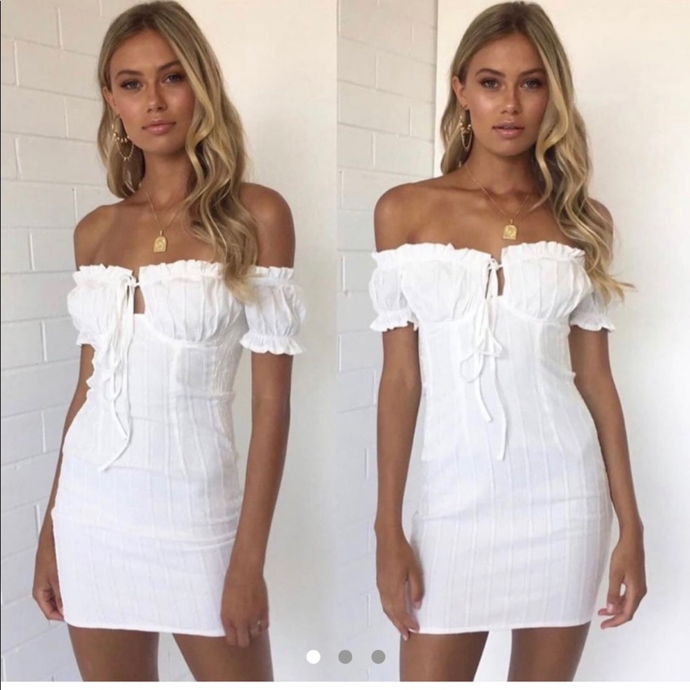 Sundae Muse Belle Dress in White